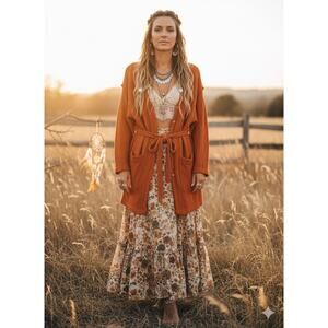 Free People Beach NWT Belted Cardigan XSmall